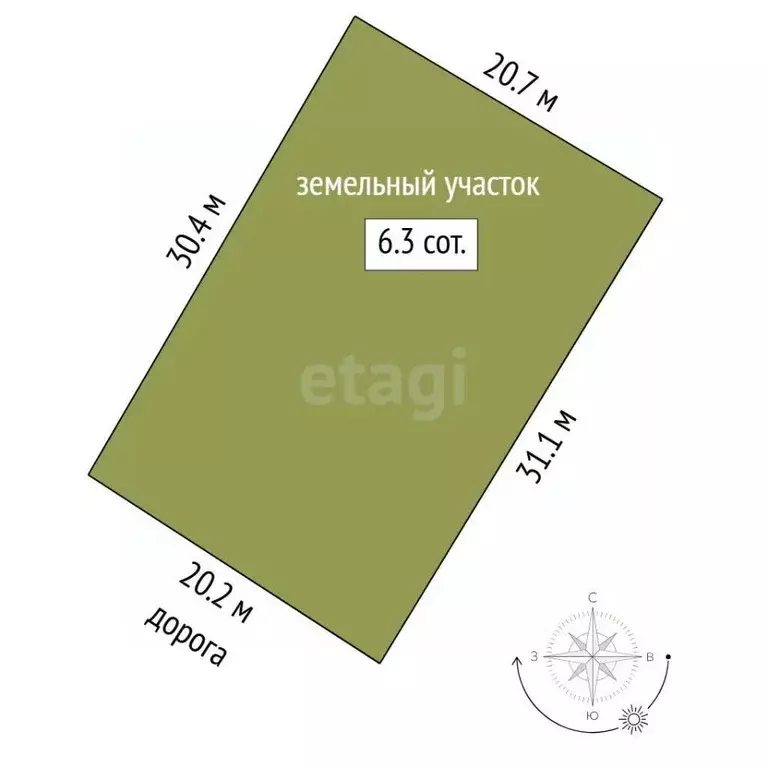 Участок в Тюменская область, Тюмень СОСН Корабельщик тер., ул. ... - Фото 2