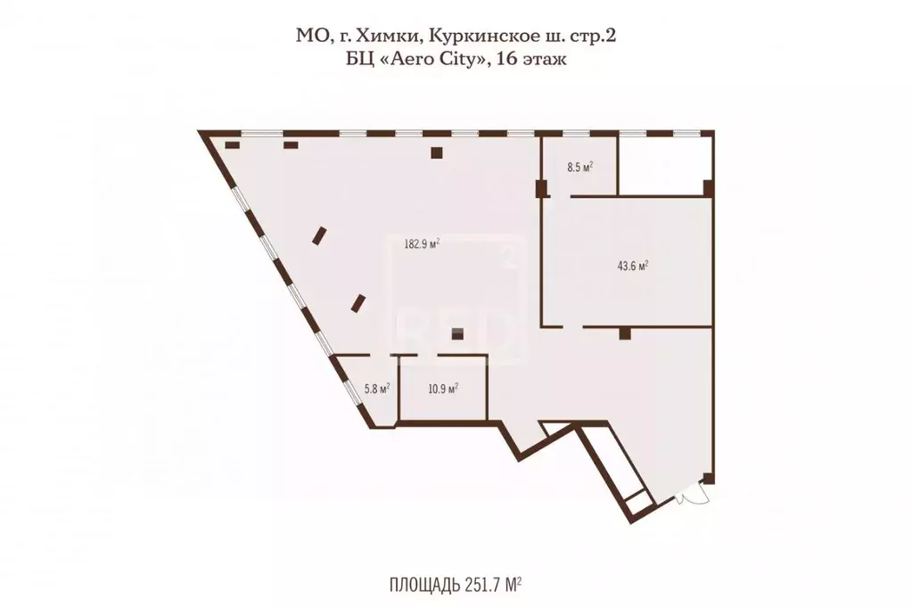 Офис в Московская область, Химки Куркинское ш., с2 (252 м) - Фото 2