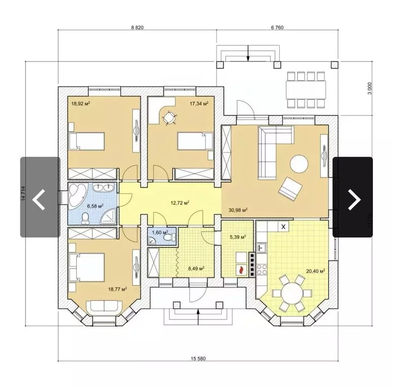 Дом в Белгородская область, Белгородский район, Беломестненское с/пос, ... - Фото 2