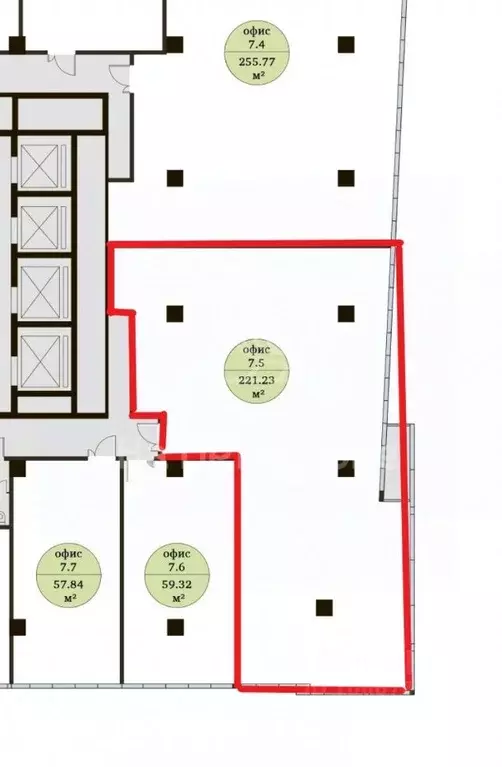 Офис в Москва ул. Неверовского, 10С3 (221 м) - Фото 2