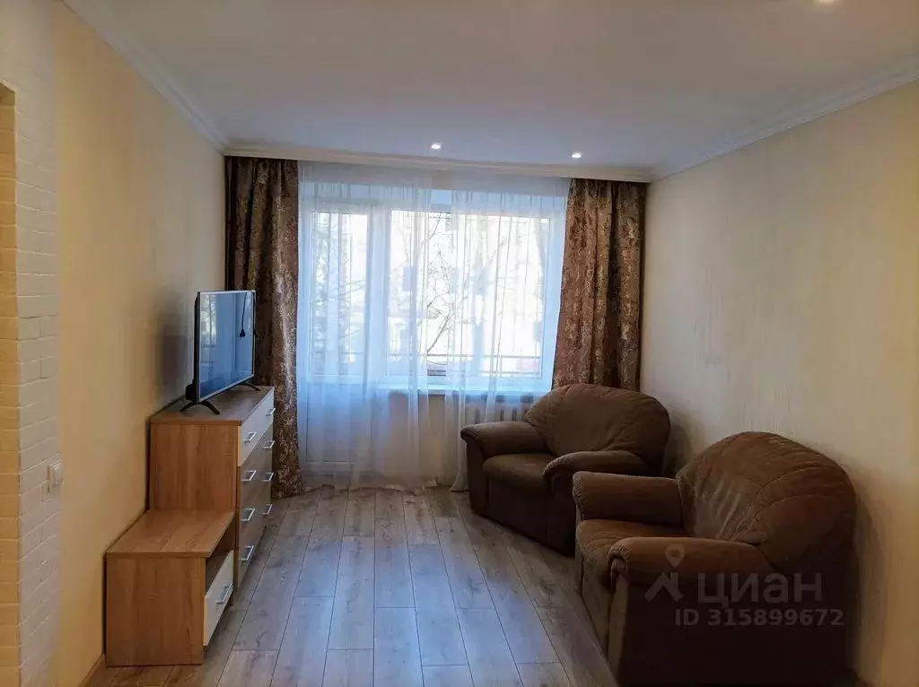 1-к кв. Калининградская область, Калининград ул. Брамса, 33 (32.0 м) - Фото 0