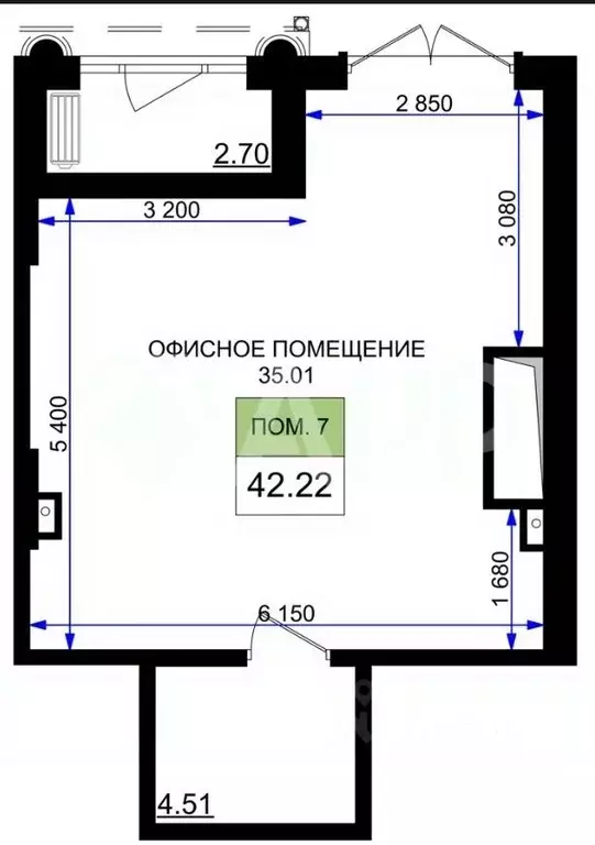 Торговая площадь в Краснодарский край, Новороссийск 5-я Бригада мкр,  ... - Фото 2