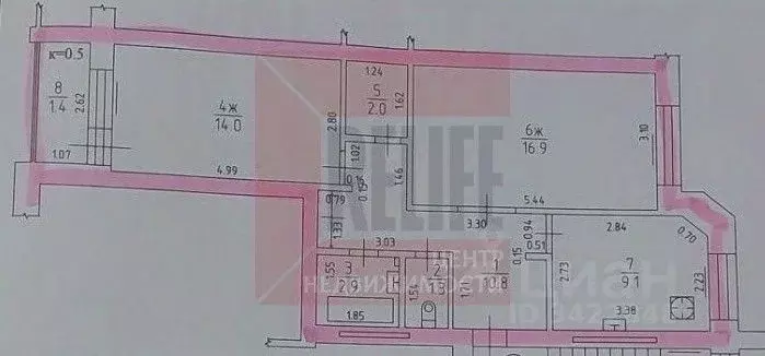 2-к кв. Калининградская область, Калининград ул. Георгия Димитрова, ... - Фото 2