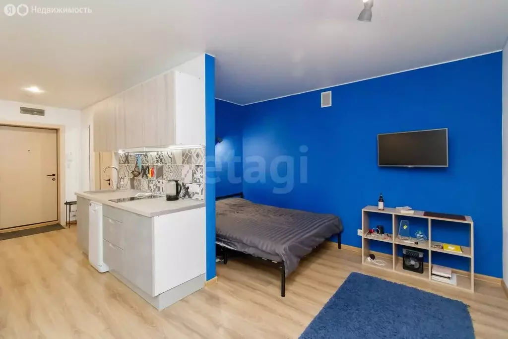Квартира-студия: Тюмень, улица Николая Ростовцева, 26к1 (29.1 м) - Фото 2