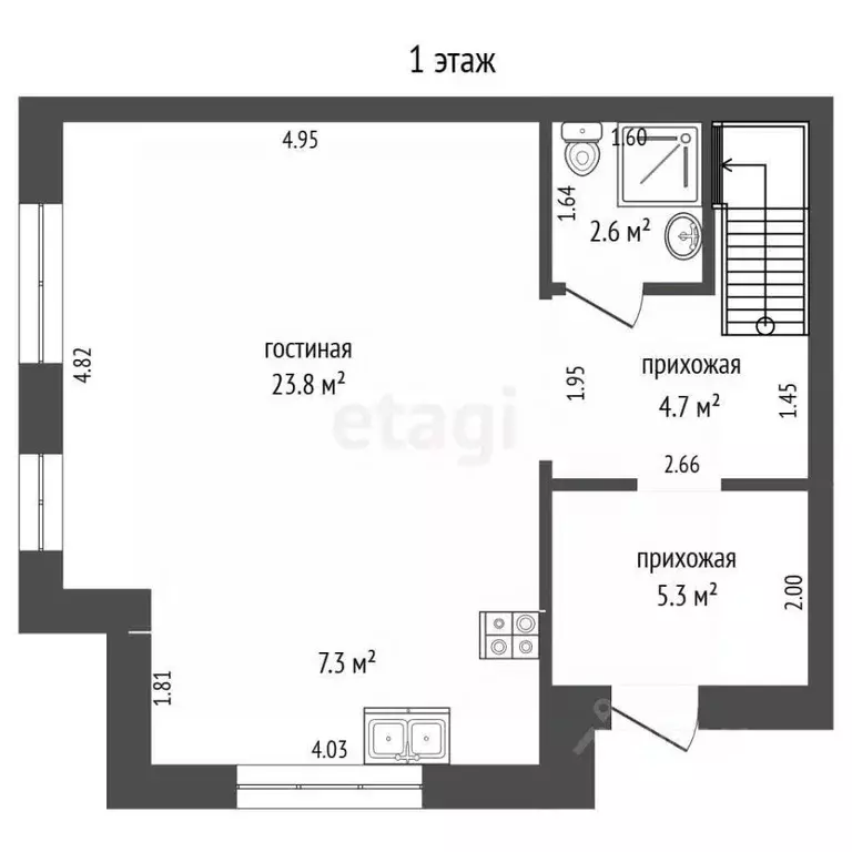 Таунхаус в Тюменская область, Тюмень ул. Бориса Быстрых (92 м) - Фото 2