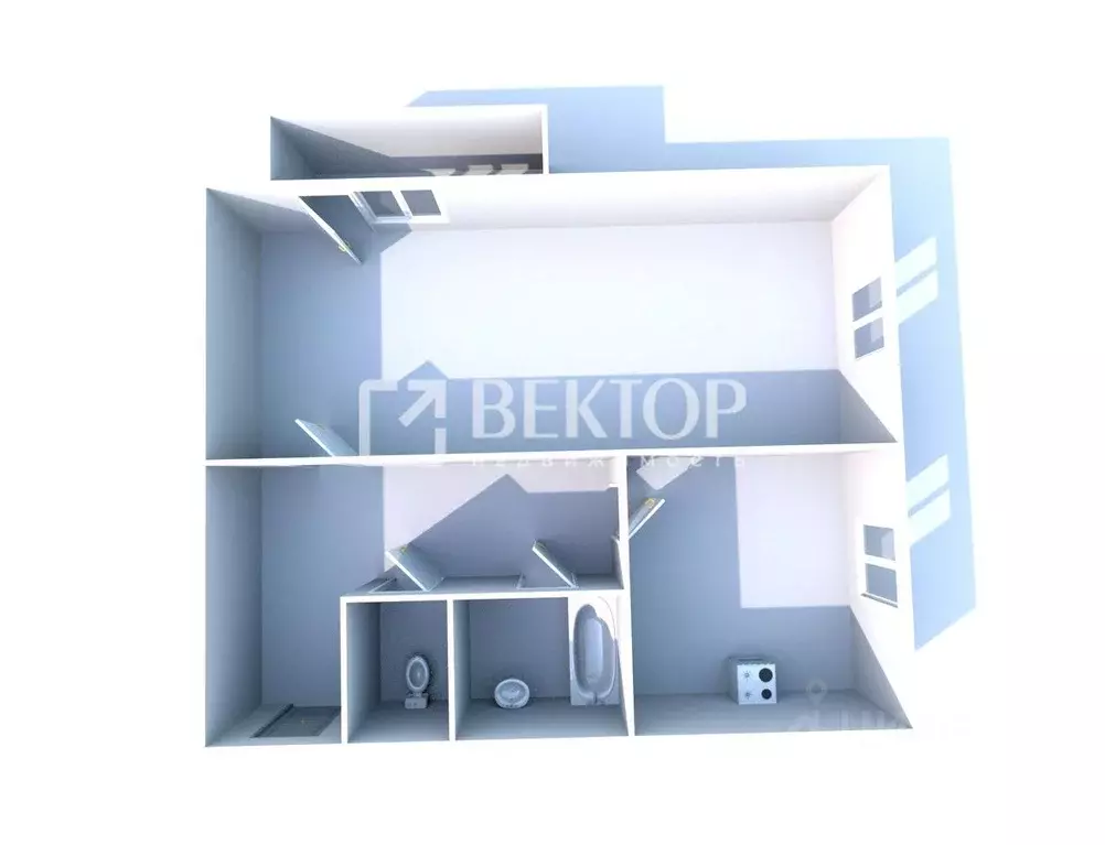 1-к кв. Ярославская область, Ярославль ул. Некрасова, 53 (31.4 м) - Фото 2