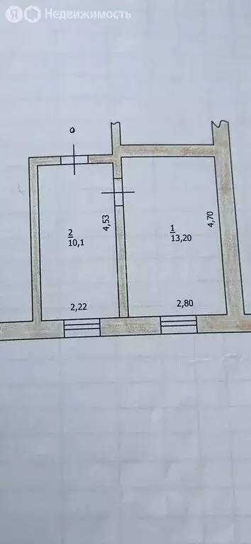 2-комнатная квартира: Казань, Беломорская улица, 69 (23.3 м) - Фото 1