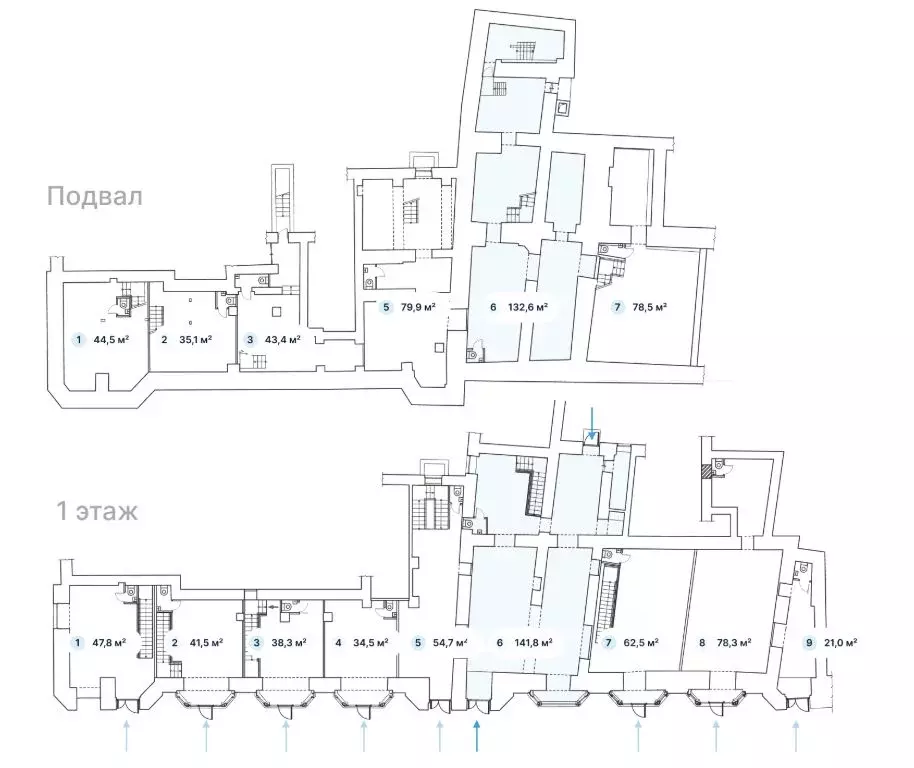 Помещение свободного назначения в Москва Тверская ул., 27С1 (274 м) - Фото 1