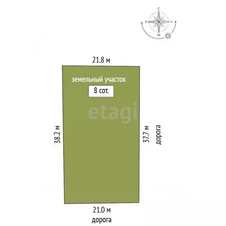 Участок в Ростовская область, Аксайский район, Щепкинское с/пос, пос. ... - Фото 2