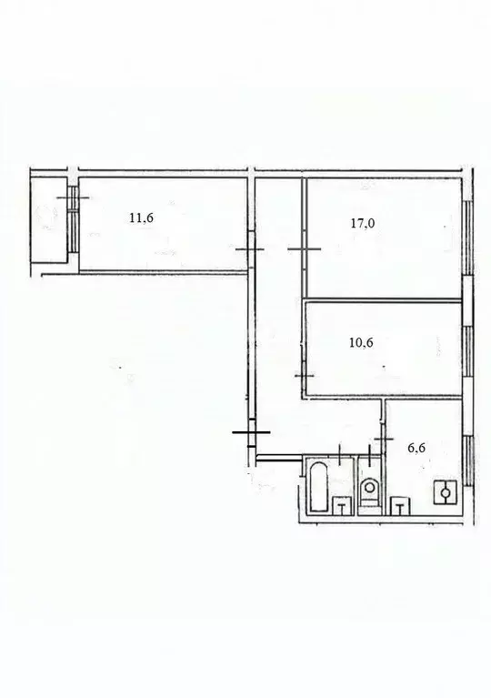 3-к кв. Новосибирская область, Новосибирск ул. Декабристов, 111 (60.3 ... - Фото 1