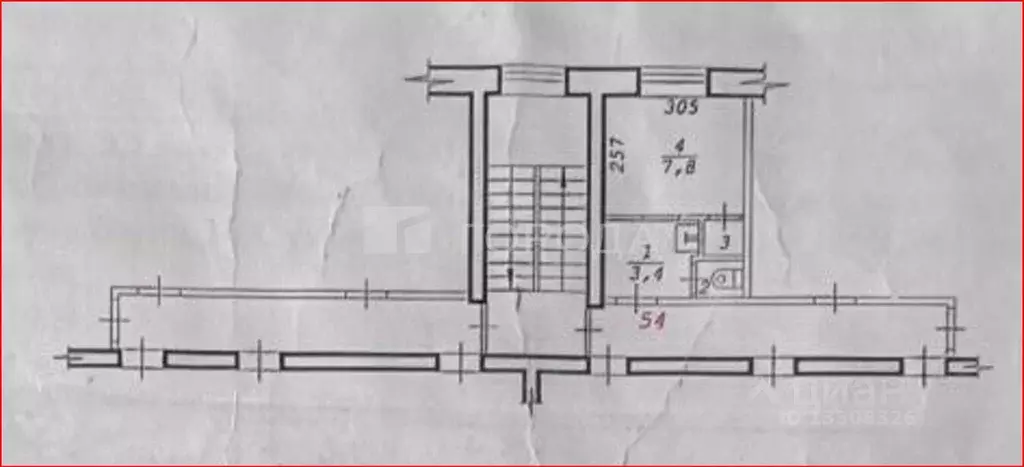 Студия Новосибирская область, Новосибирск Дачная ул., 40/2 (12.8 м) - Фото 2