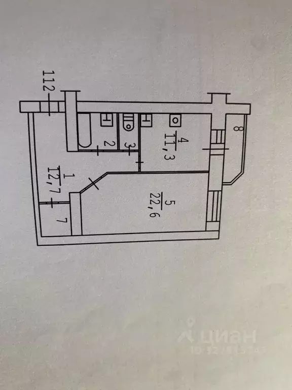 1-к кв. Московская область, Котельники Силикат мкр, 12А (56.4 м) - Фото 2