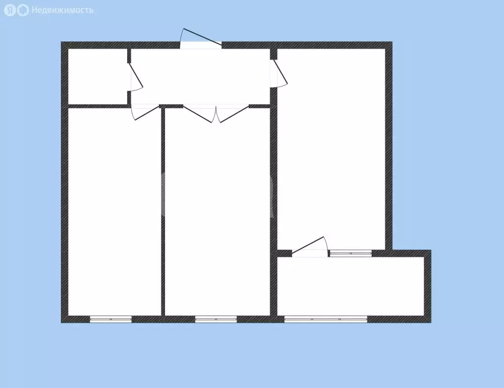 2-комнатная квартира: Иркутск, улица Щапова, 4 (50.3 м) - Фото 1