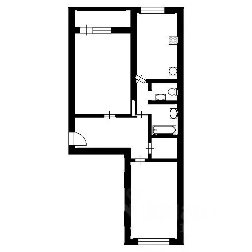 2-к кв. Новосибирская область, Новосибирск ул. Кирова, 27/3 (80.0 м) - Фото 1