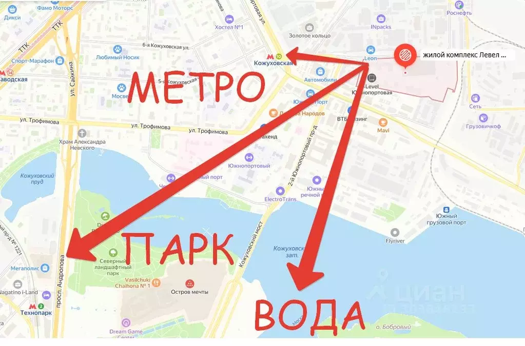 1-к кв. Москва Левел Южнопортовая жилой комплекс, 1 (33.8 м) - Фото 0