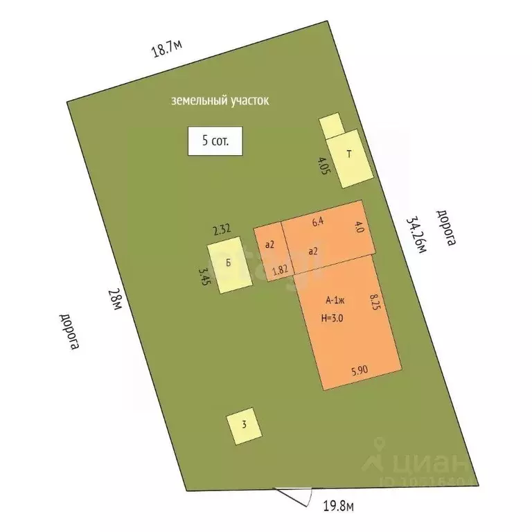 Дом в Крым, Феодосия ул. Восточная (55 м) - Фото 2