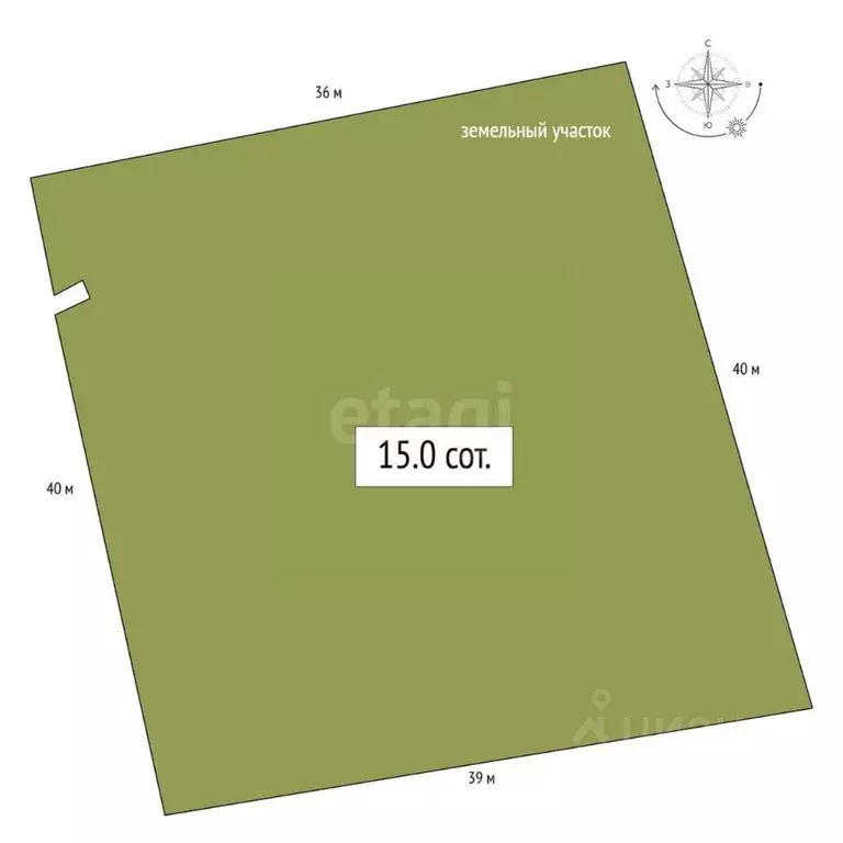 Участок в Алтай, Майминский район, с. Кызыл-Озек ул. Центральная (15.0 ... - Фото 2