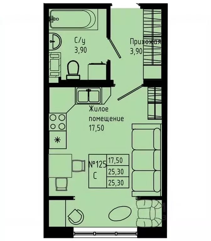 Студия Ленинградская область, Коммунар г. Гатчинский муниципальный ... - Фото 1