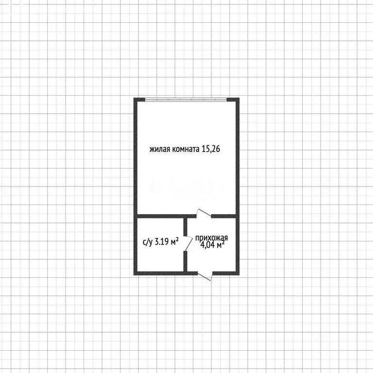 Квартира-студия: Майкоп, улица К.А. Васильева, 1к3 (20 м) - Фото 1