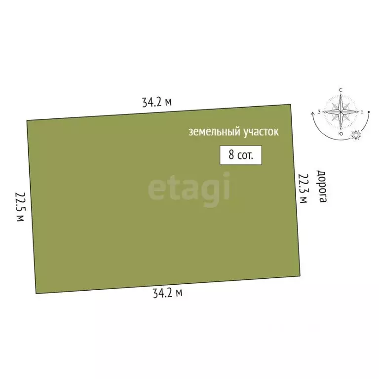 Участок в Башкортостан, Стерлитамакский район, д. Казадаевка, Любажи ... - Фото 2