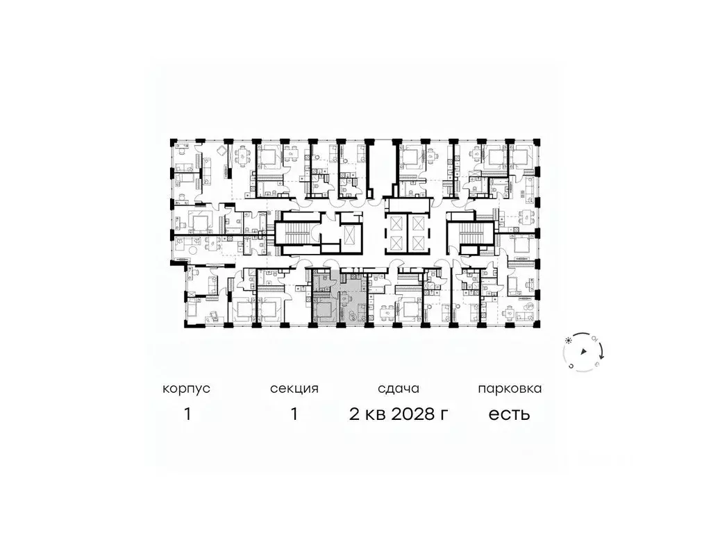 2-к кв. Москва Левел Звенигородская жилой комплекс (33.9 м) - Фото 1