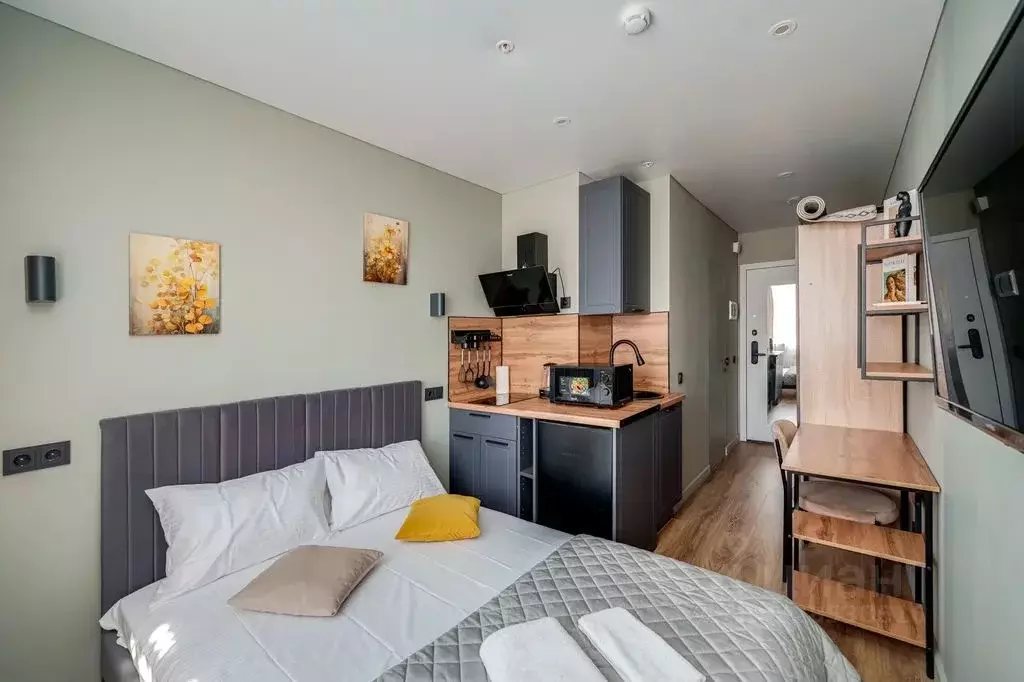 Студия Москва Ленинский просп., 158 (18.0 м) - Фото 1