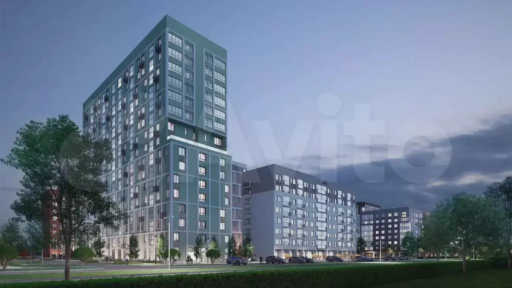 Квартира-студия, 28,6 м, 8/9 эт. - Фото 0