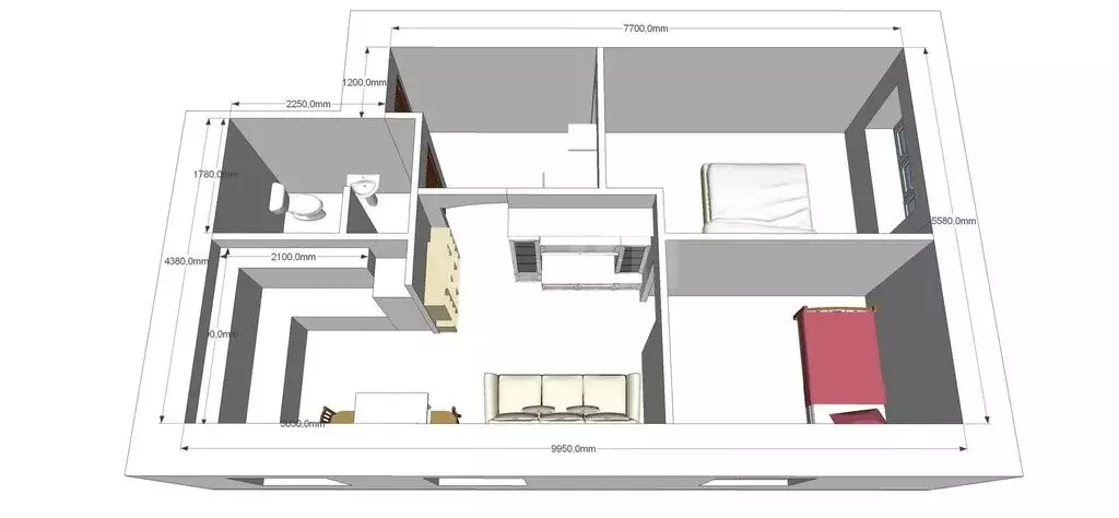 Офис (53 м) - Фото 1