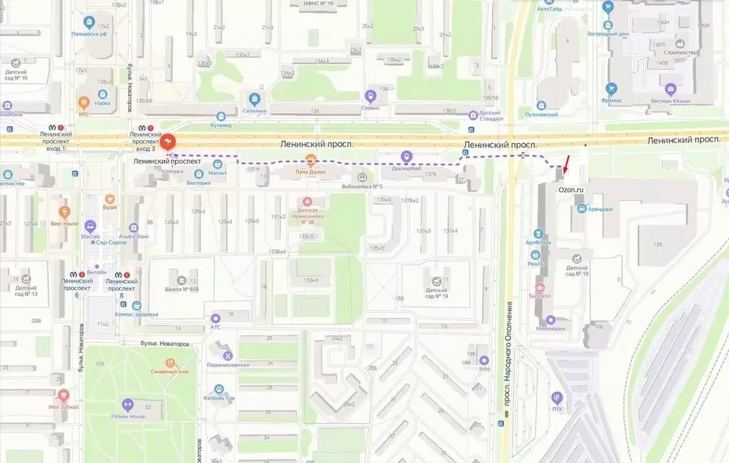 Офис в Санкт-Петербург просп. Народного ополчения, 10 (58 м) - Фото 1