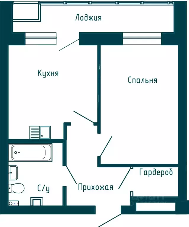 1-к кв. Хабаровский край, Хабаровск ДОС кв-л,  (43.1 м) - Фото 0