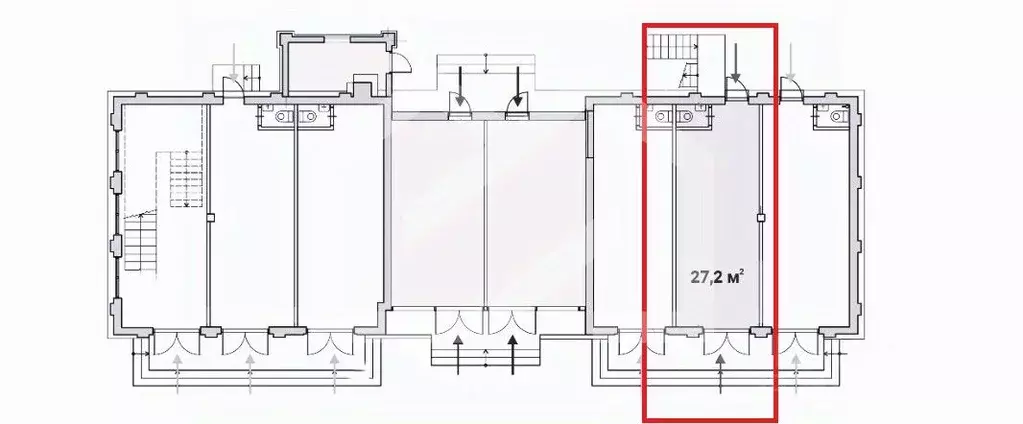 Торговая площадь в Москва Большая Садовая ул., вл6-8 (27 м) - Фото 2