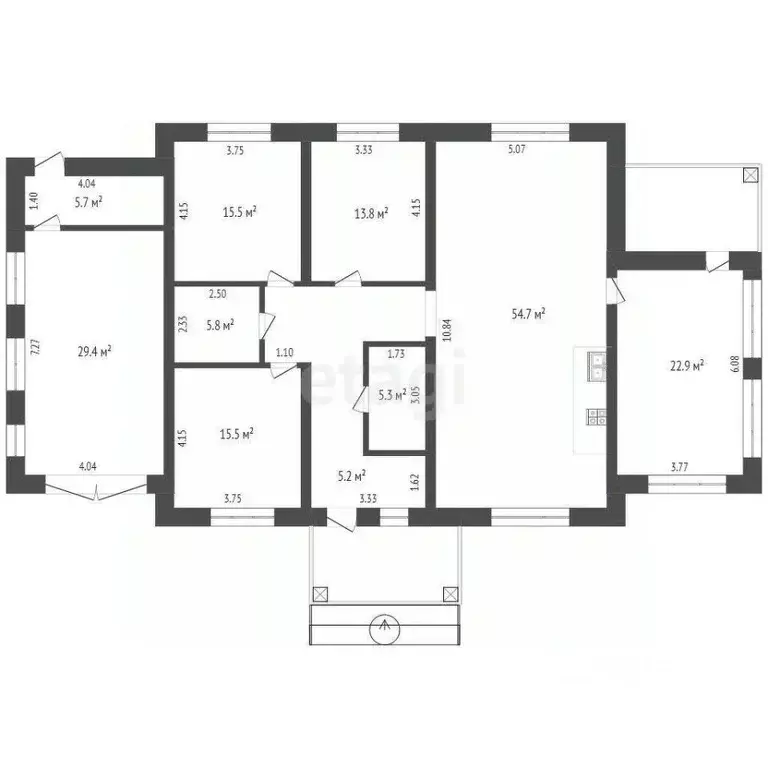 Дом в Тюменская область, Нижнетавдинский муниципальный округ, с. ... - Фото 1