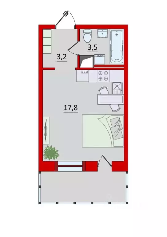 Студия Санкт-Петербург Усть-Славянка тер., просп. Советский, 34к2 ... - Фото 2