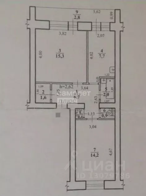 2-к кв. Забайкальский край, Читинский район, Новокручининский пгт ул. ... - Фото 2