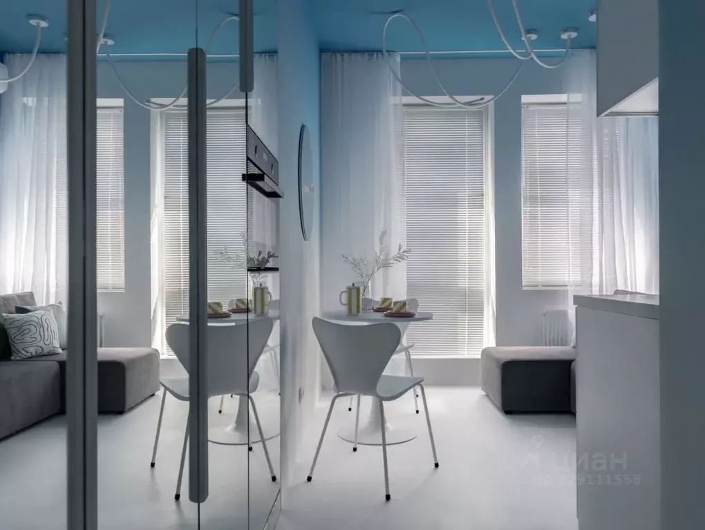 Студия Москва Новоостаповская ул., 20 (19.0 м) - Фото 2