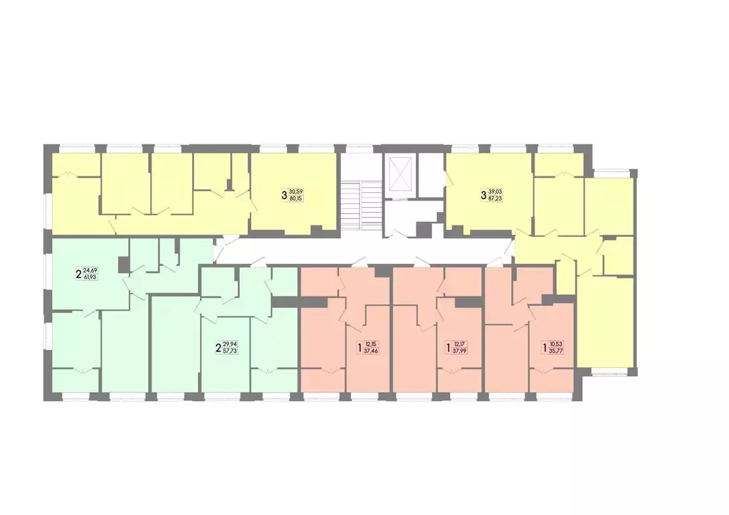 3-к кв. Тульская область, Тула ул. Летчика Мосолова, 3 (85.5 м) - Фото 1