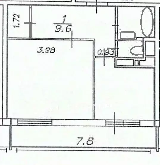 1-к кв. Санкт-Петербург просп. Героев, 25к1 (37.0 м) - Фото 2