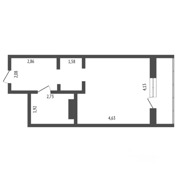 Студия Тюменская область, Тюменский муниципальный округ, д. Дударева ... - Фото 2