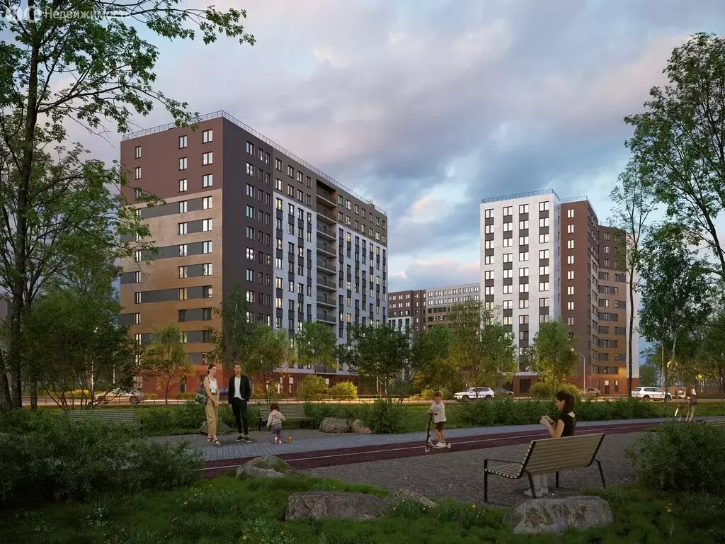 Квартира-студия: Всеволожский район, деревня Новое Девяткино, жилой ... - Фото 2