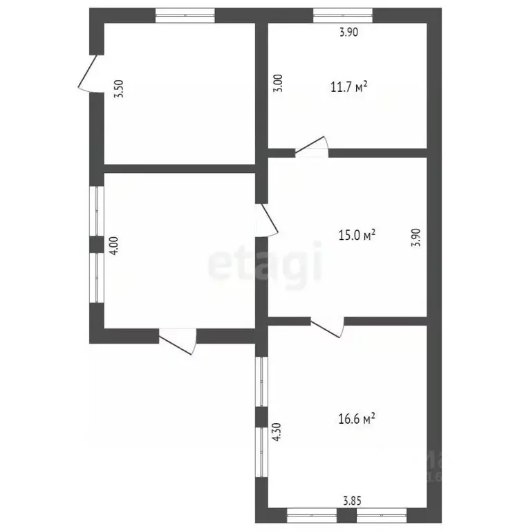 Дом в Саратовская область, Романовка рп ул. Советская, 344 (69 м) - Фото 1