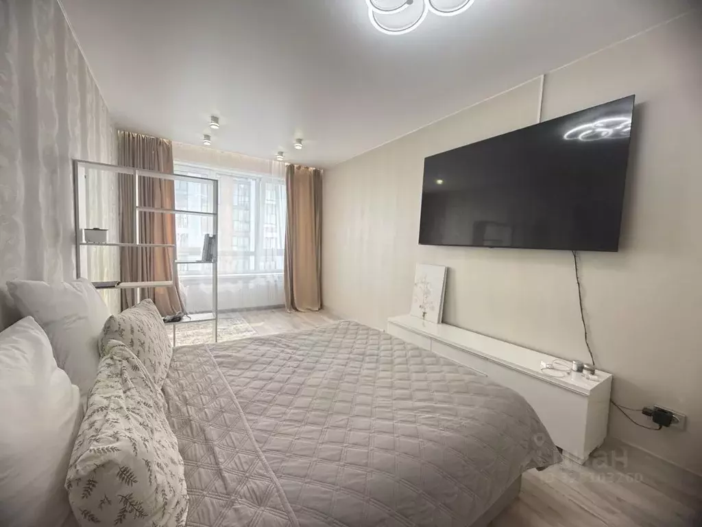 1-к кв. Башкортостан, Уфа ул. Рудольфа Нуреева, 6 (44.1 м) - Фото 1