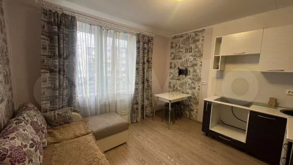 1-к. квартира, 33,3 м, 3/5 эт. - Фото 0