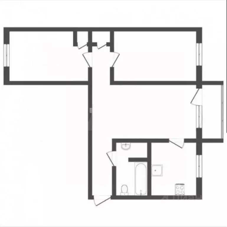 3-к кв. Севастополь ул. Гоголя, 29 (53.7 м) - Фото 2