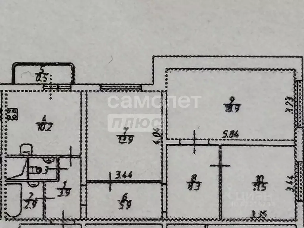 3-к кв. Московская область, Люберцы ул. Преображенская, 9 (76.7 м) - Фото 2