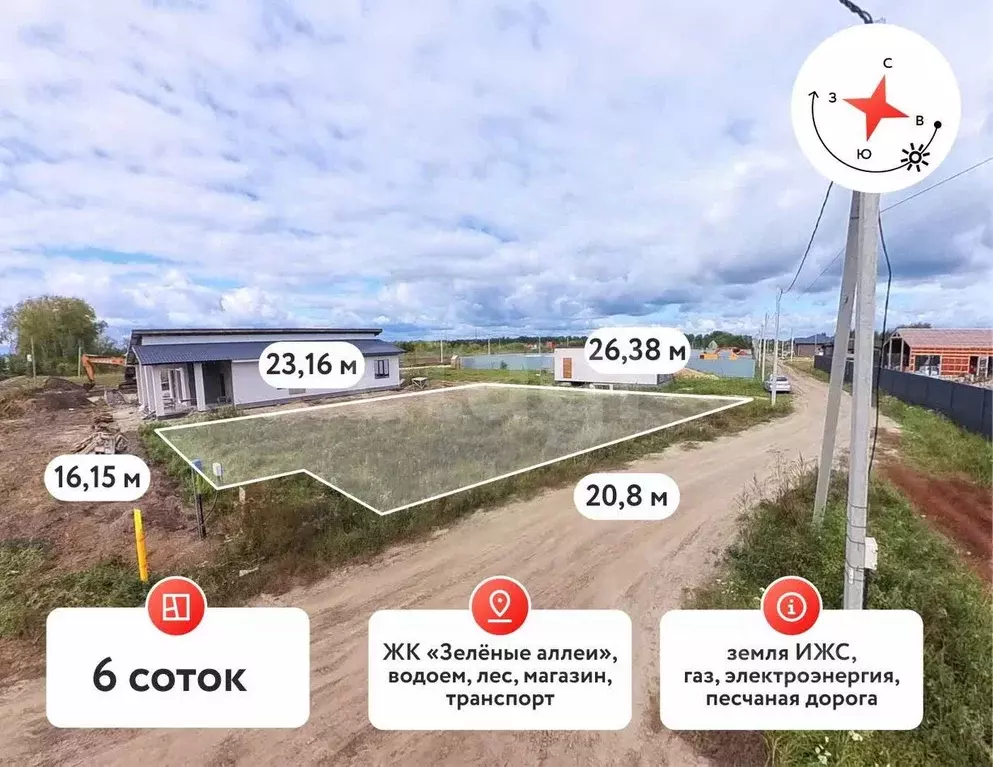 Участок в Тюменская область, Тюмень Плодовое товарищество с ... - Фото 1