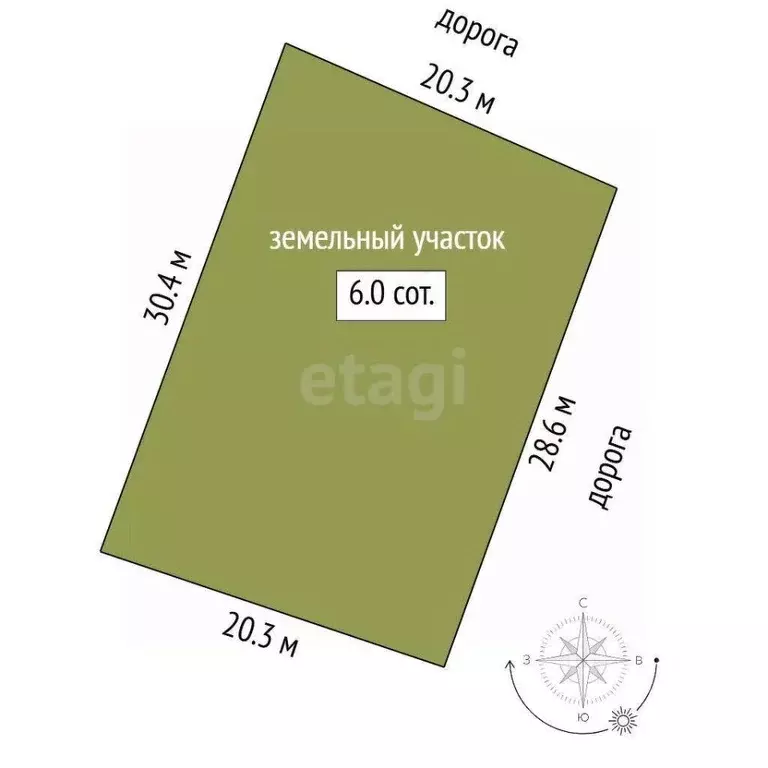 Участок в Тюменская область, Тюмень  (5.99 сот.) - Фото 2