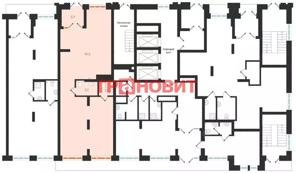 Помещение свободного назначения в Новосибирская область, Новосибирск ... - Фото 1