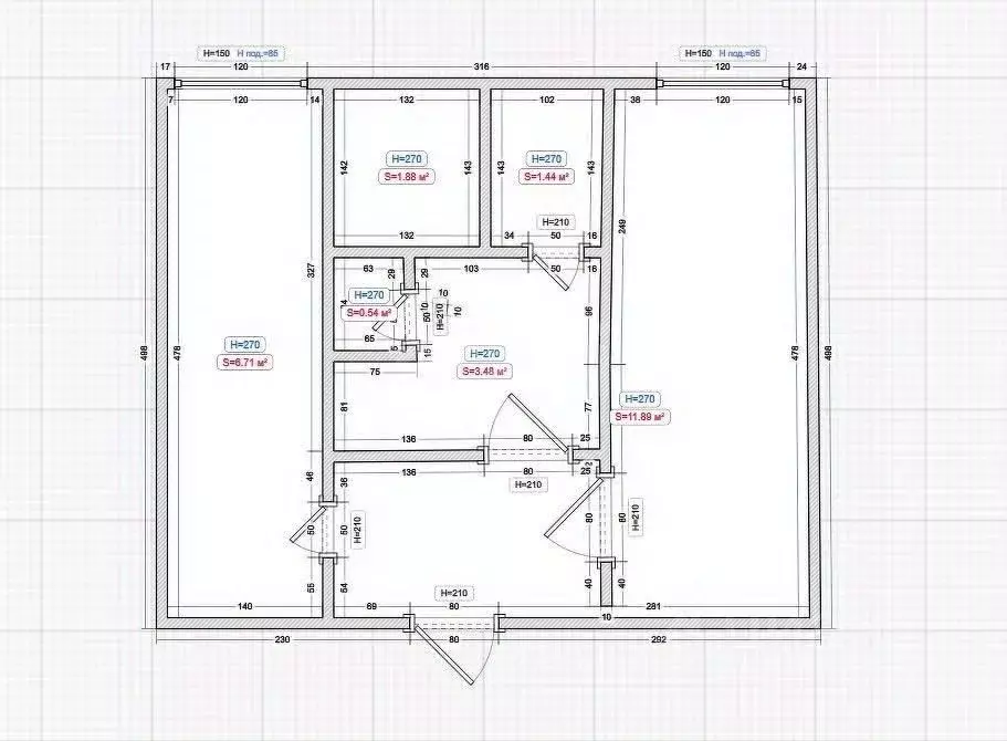 3-к кв. Ингушетия, Магас ул. Саида Чахкиева (79.0 м) - Фото 2