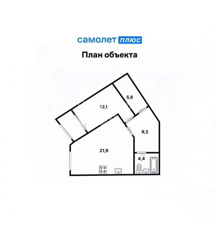2-к кв. Свердловская область, Екатеринбург ул. Старых Большевиков, 3Г ... - Фото 2
