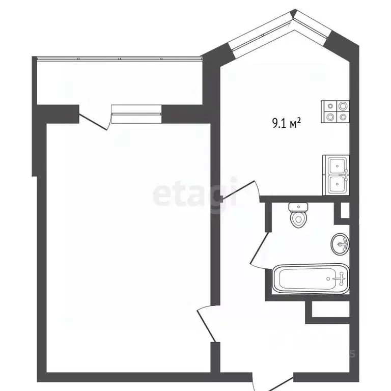 1-к кв. Москва Бескудниковский бул., 31 (37.3 м) - Фото 1